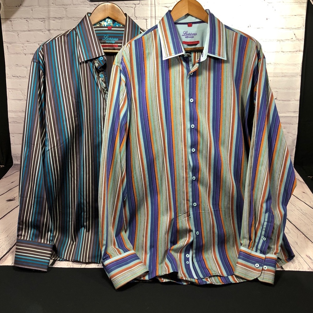 Pair of Luchiano brand Button Downs